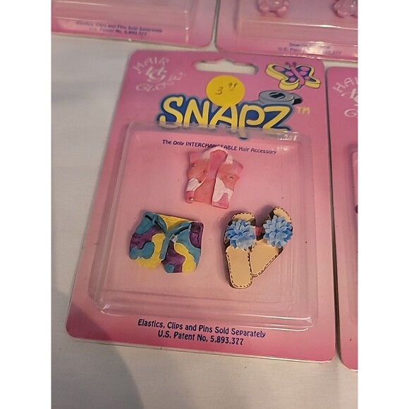 Lot Of 5 New SNAPZ  Vintage Swappable Snap in Hair Accessories Vintage Tom Jerry - Picture 6 of 6